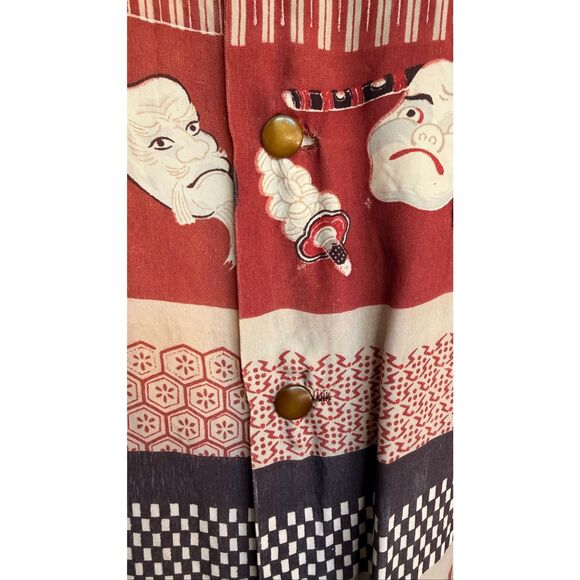 Upcycle Patchwork Shirt Bode Inspired / Damaged / For Repair / Textile Art Piece - Picture 4 of 9